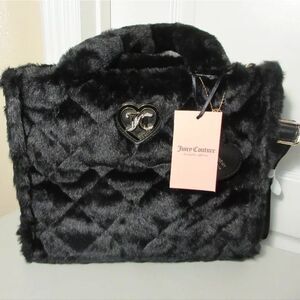 NEW Juicy Couture Furry Tote Handbag
